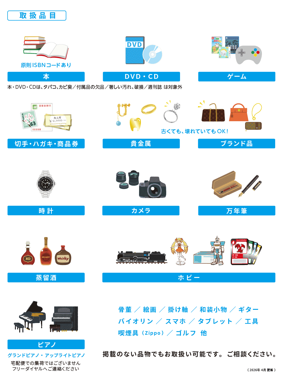 募金できるもの・できないもの