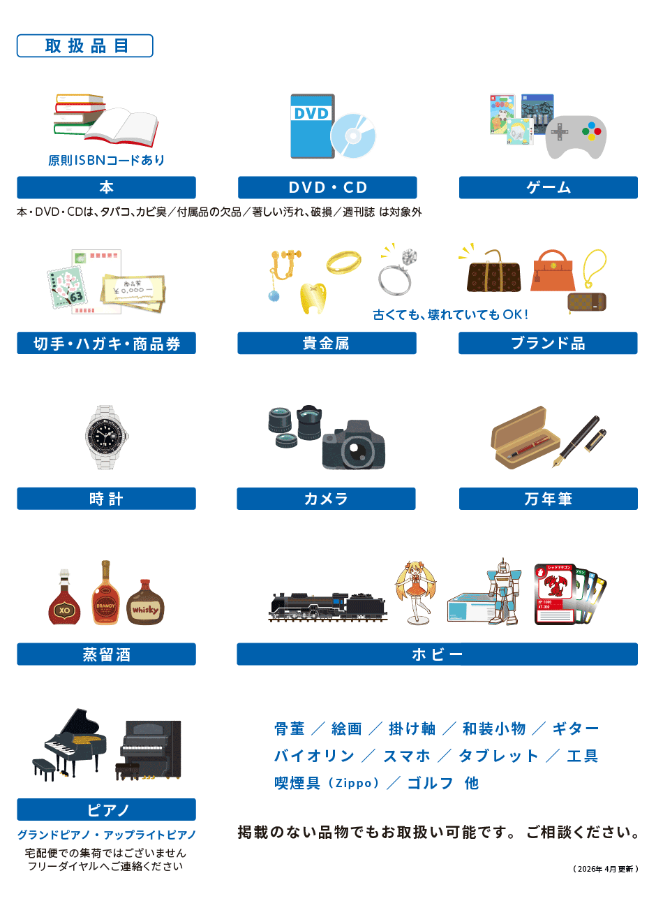 募金できるもの・できないもの